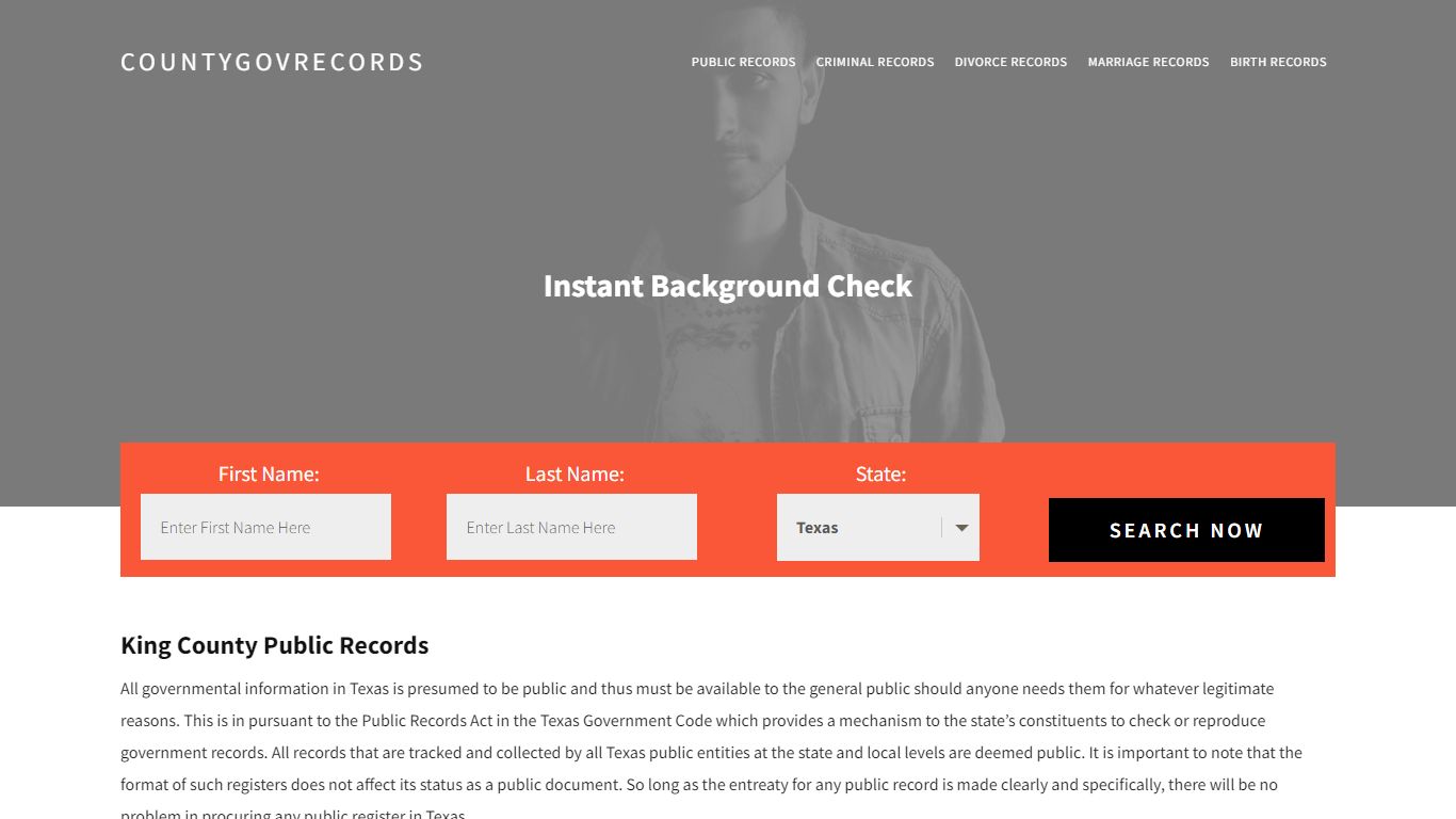 King County Public Records | Get Instant Reports On People